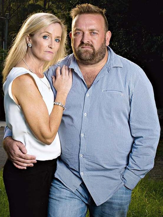 Corey and his wife Wendy. Picture: Heath Missen
