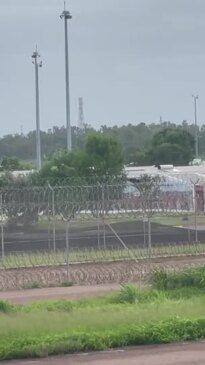 Teenagers protesting at Don Dale