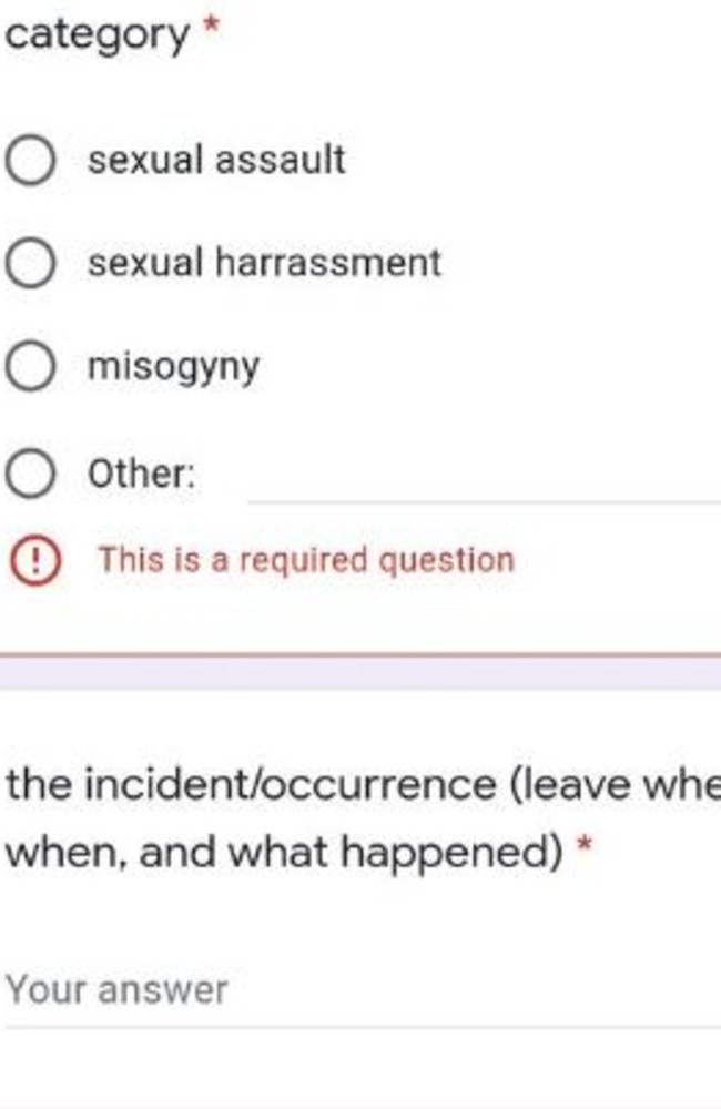 Wesley College students are circulating a petition on sexual assault among their peers.