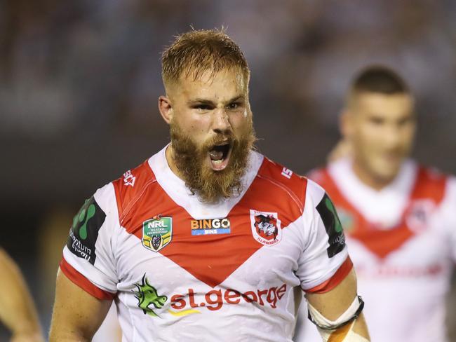 Even rugged forward Jack de Belin has a run in the No.7. Picture: Brett Costello