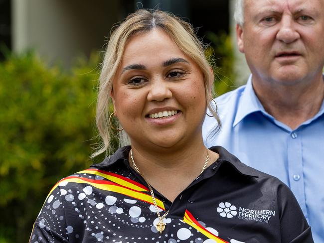 Ebony Hill commenced her NT Health Aboriginal Cadetship in 2024 and is now in her second year studying a Doctor of Medicine degree at Flinders University. Picture: Pema Tamang Pakhrin