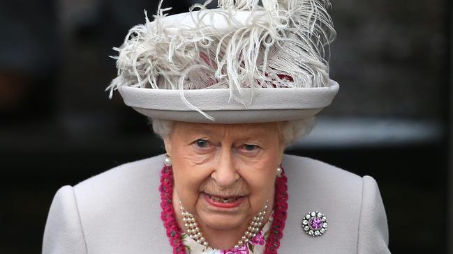 The Queen hosts the whole family. Picture: Stephen Pond/Getty Images