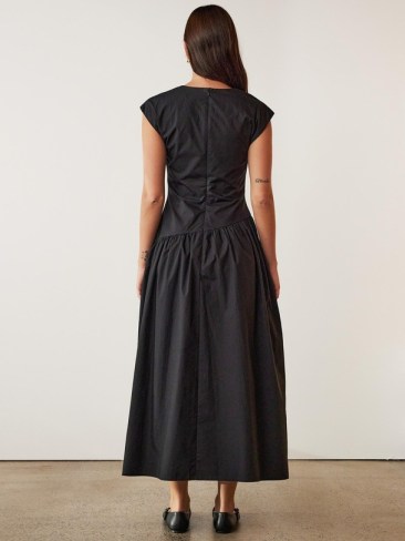 Atmos&Here Sara Cotton Sateen Midi Dress. Picture: THE ICONIC.