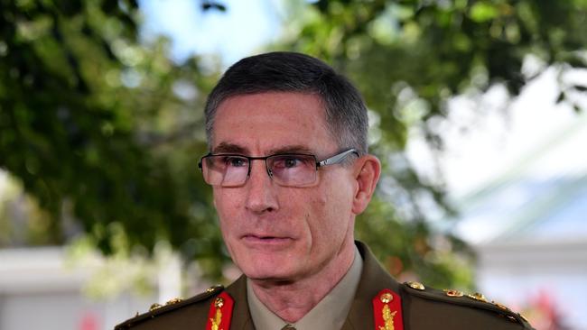 Defence Force chief General Angus Campbell’s term has been extended. Picture: Evan Morgan