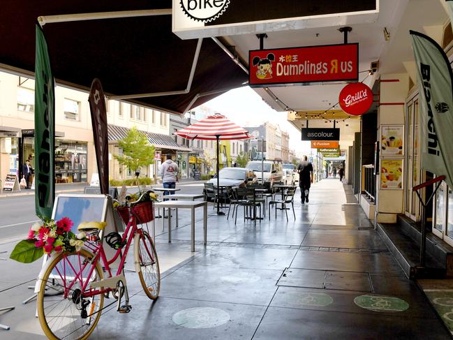 Rundle Street, 1.30pm. Picture: Tricia Watkinson