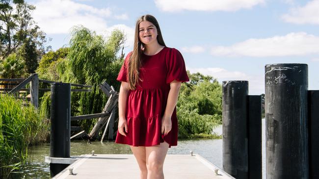 Murray Bridge Young Citizen of the Year Sallee Shepherd, at Tailem Bend, Tuesday, December 29, 2020. Photo: Morgan Sette