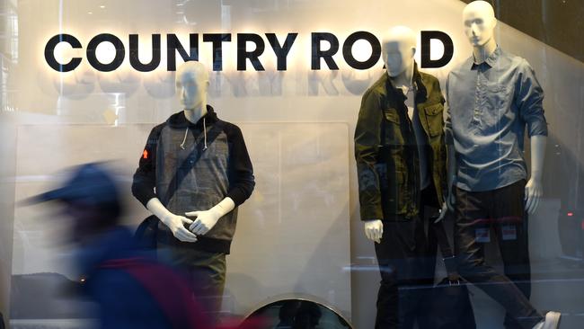 The earnings downgrade for Country Road Group comes as the fashion house has been mired in a scandal around the treatment of staff at its Melbourne HQ. Picture: AAP Image/Mick Tsikas