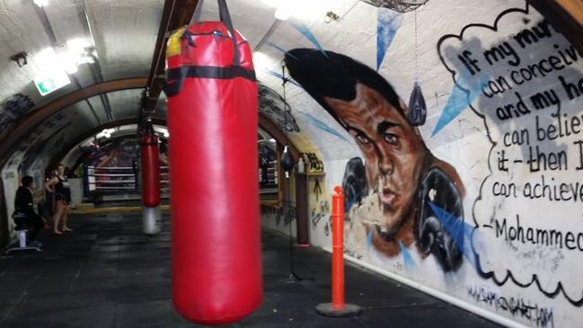 The boxing bunker at Doherty's Gym. Picture: Google Maps.