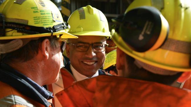 Sanjeev Gupta in Whyalla. Picture: Sean Kelly, GFG Alliance