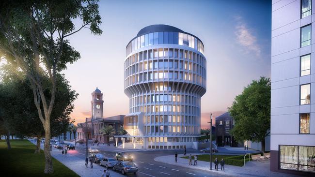 An artist's impression of Kingsley, a five-star hotel planned for Newcastle. Picture: Supplied/Crystalbrook Collection.