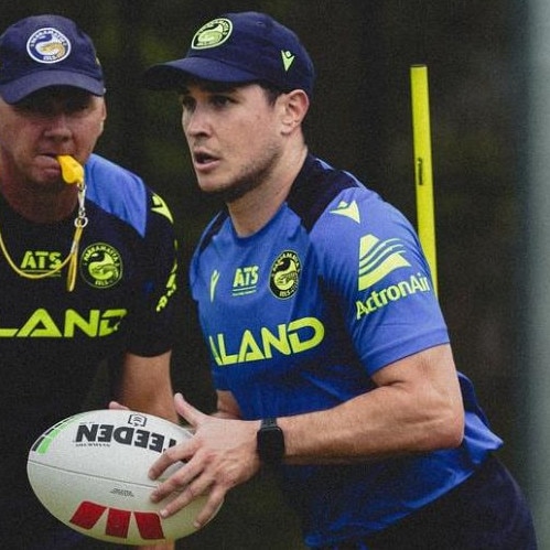 Mitchell Moses is back after fracturing his eye socket. Picture: Parramatta Eels