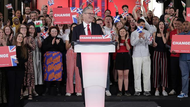 Labour under Sir Kier Starmer has won a landslide victory. Picture: Getty