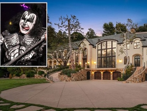 Kiss frontman Gene Simmons is ready to part with his Beverly Hills home. Picture: Realtor