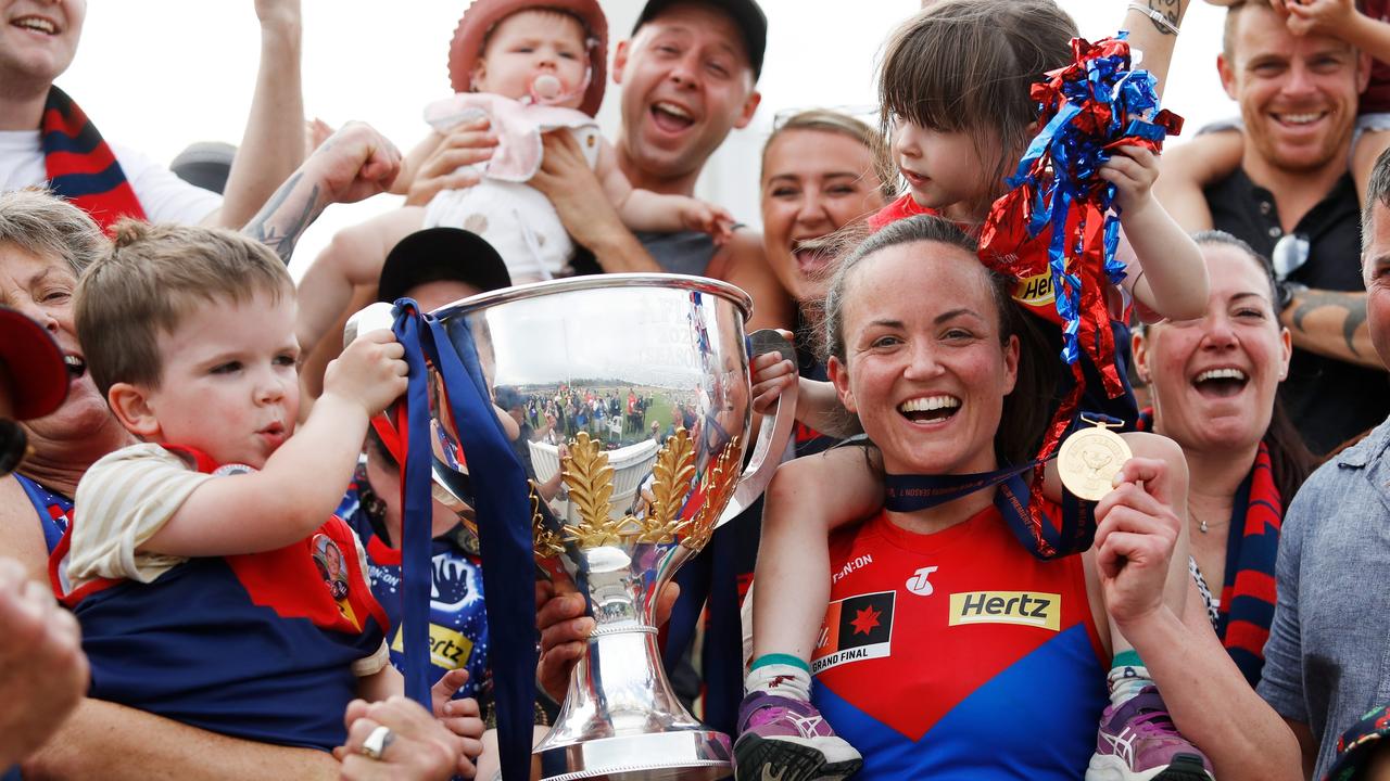 Daisy Pearce kicked goals on and off the field in 2022. Picture: Dylan Burns/AFL Photos via Getty Images