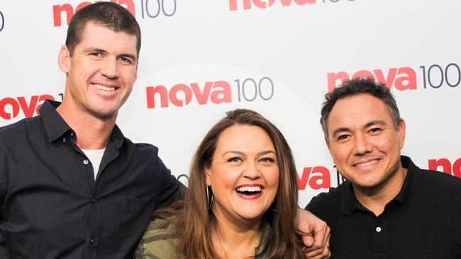 Chrissie, Sam &amp; Browny were among the biggest movers in the second radio ratings. Picture: Supplied.