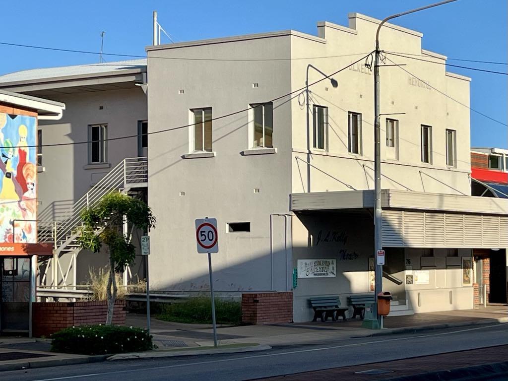 The shuttered Hinchinbrook Shire Council-operated JL Kelly Theatre runs regular movie screenings for local children as well as shows for adults but has been closed since the flood disaster. Picture: Cameron Bates