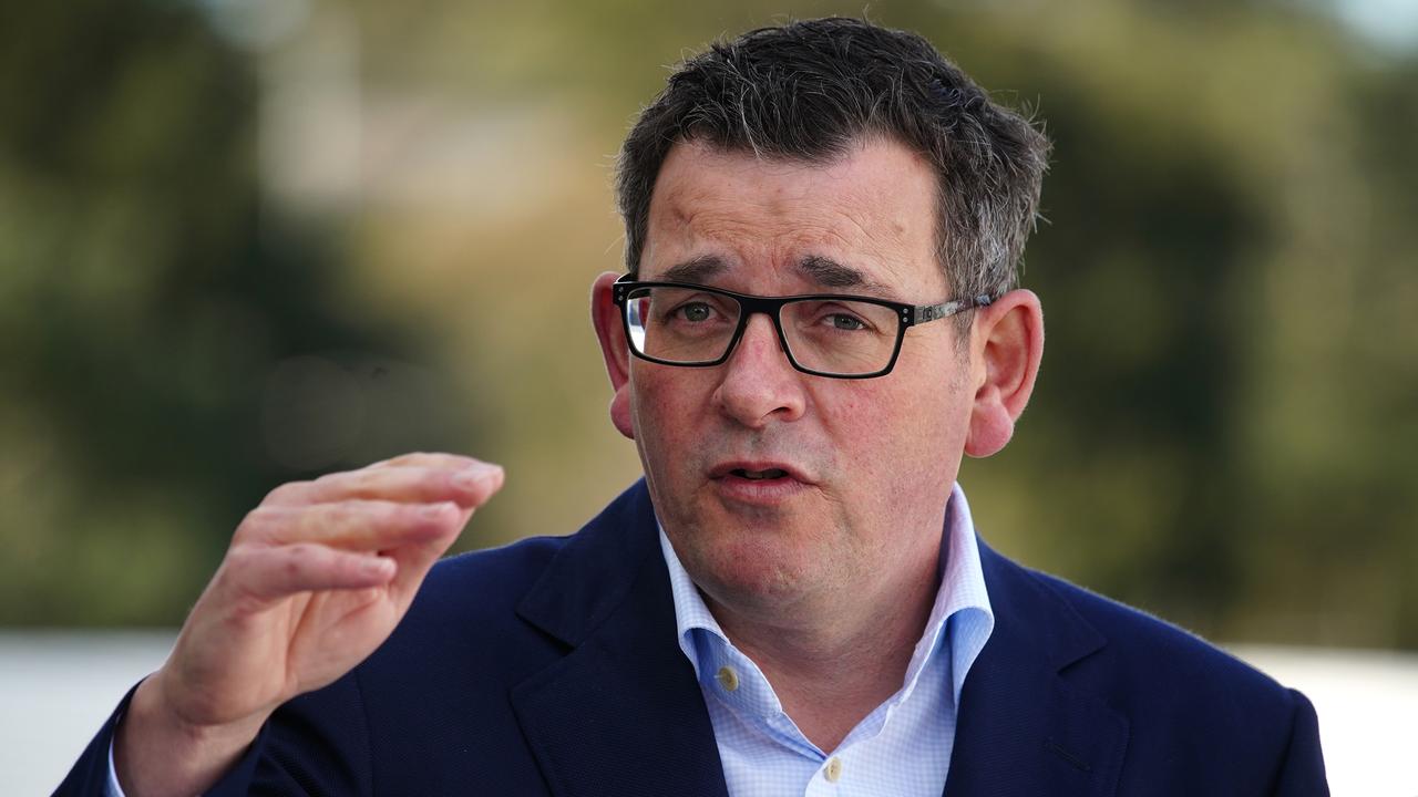 Victorian Premier Daniel Andrews has defended his government’s decision to sit on a report it received on August 5. Picture: Luis Enrique Ascui/NCA NewsWire