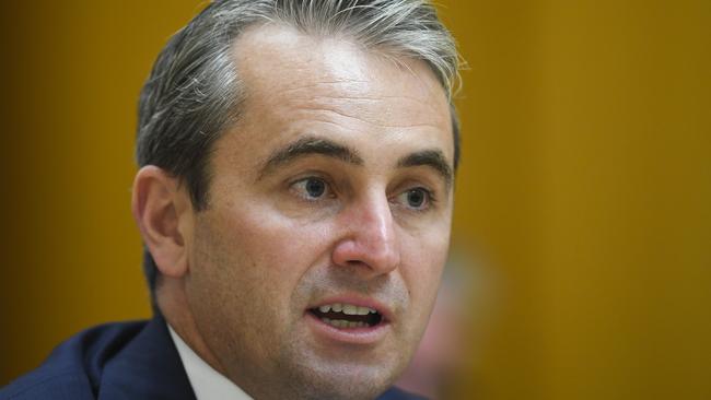 Commonwealth Bank CEO Matt Comyn in Canberra. Picture: AAP