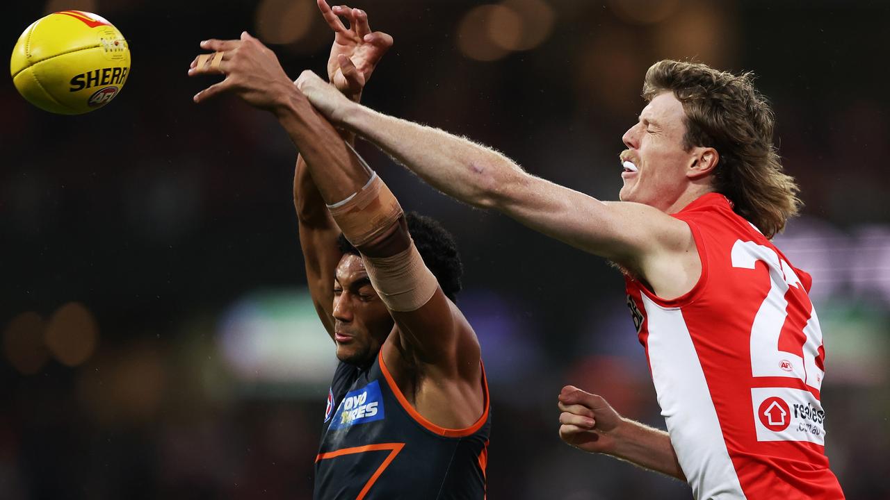 The defender wants to be known for more than just his run and carry. Picture: Mark Metcalfe/AFL Photos/via Getty Images