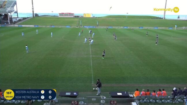 Replay: Western Australia v NSW Metro Navy (16B) - Football Australia Boys National Youth Championships Day 3