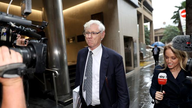 Seven executive Bruce McWilliam pictured he leaves the Federal Court. Picture: NCA NewsWire / Damian Shaw