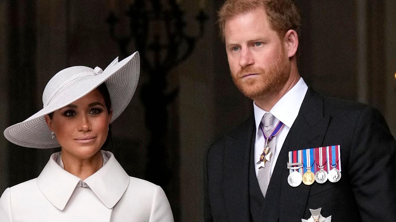 The Sussexes’ decision to leave the UK has come at a cost. Picture: Matt Dunham/Pool/AFP