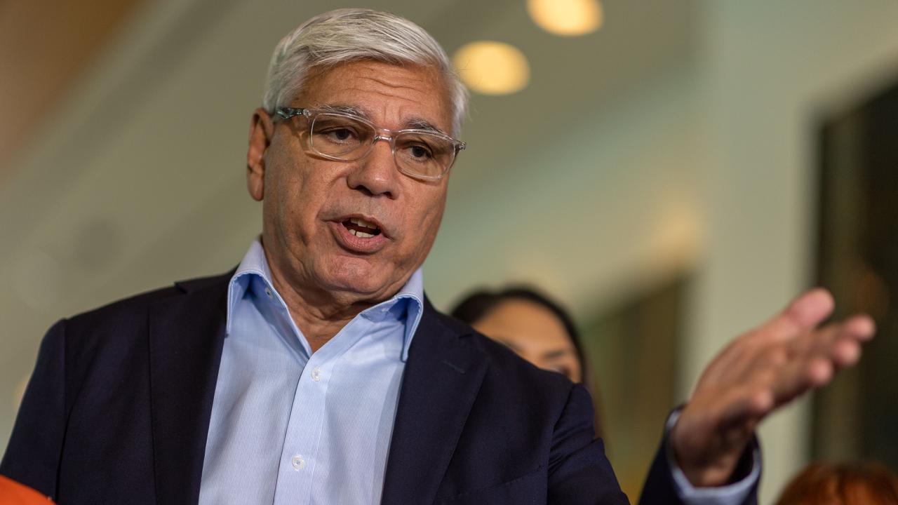 Prominent anti-Voice advocate Warren Mundine says he is pleased to have Dr Johns on the No campaign committee. Picture: NCA NewsWire / Gary Ramage