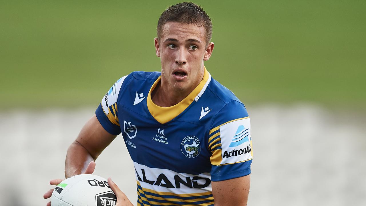 Jakob Arthur, the son of Eels coach Brad Arthur, will make his NSW Cup debut this weekend. Picture: Brett Hemmings/Getty Images