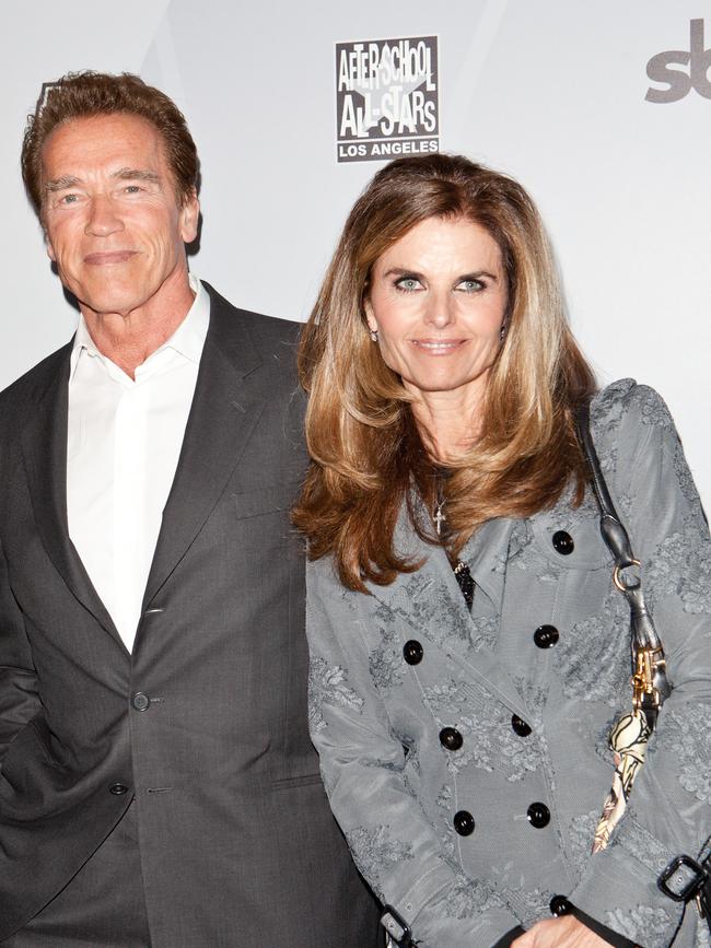 Schwarzenneger and Shriver’s marriage broke down after the affair was discovered. Picture: Chelsea Lauren/FilmMagic