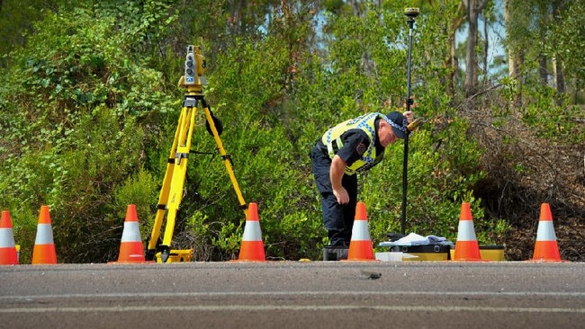 A man has been taken to hospital with serious head injuries after his car crashed into trees in Darwin’s rural area this morning