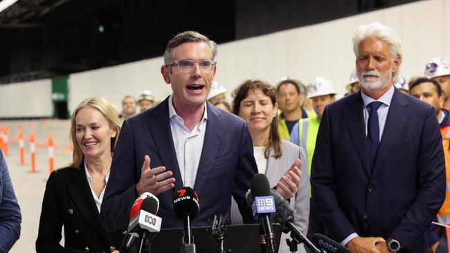 NSW Premier Dominic Perrottet at the opening of the M4-M8 WestConnex tunnel in Sydney. Picture: NCA NewsWire/ Toby Zerna