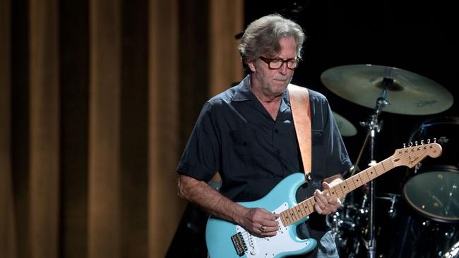 British rock and blues guitarist Eric Clapton. Picture: AFP