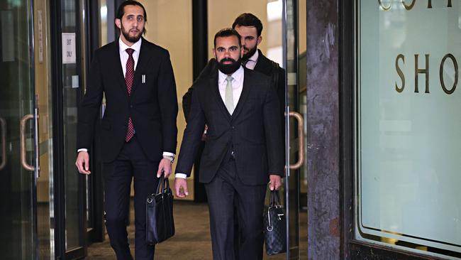 Mr Arif’s lawyer Oussama Elfawal leaving Downing centre Sydney. Picture: NCA NewsWire / Adam Yip