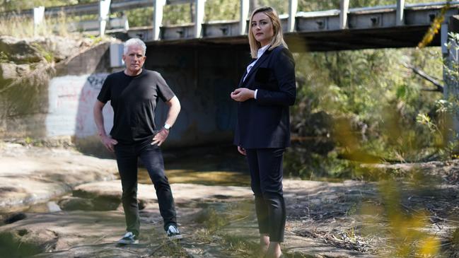 Barrenjoey Road authors Neil Mercer and Ruby Jones. Picture: Andy Baker WildBear Entertainment