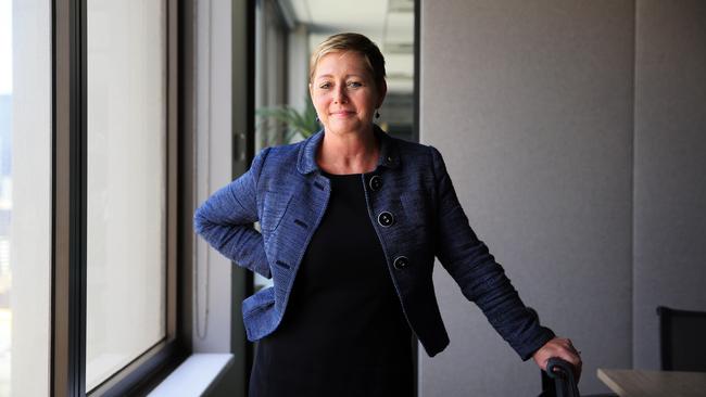 Louise Davidson, the chief executive of the Australian Council of Superannuation Investors, projects a determined optimism on dealing with climate change. Picture: Aaron Francis/The Australian