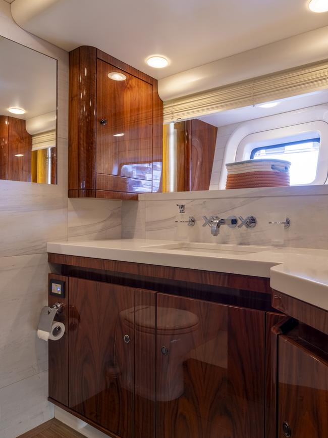 A marble en suite. Pictures: Supplied,