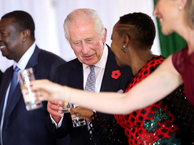 King Charles III attends a State Banquet hosted by President Ruto at State House, along with distinguished guests from Kenya and the UK in Nairobi, Kenya. Picture: Getty Images