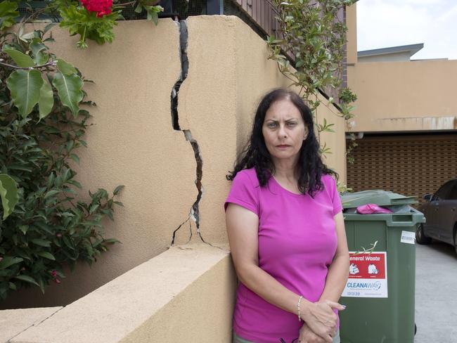 Kevina Wright is among residents furious about the structural problems. Picture: Andy Brownbill