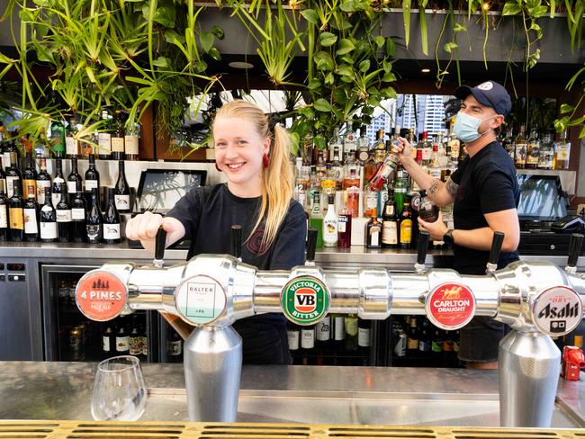 Erika Haudebeault at The Glenmore in The Rocks. Picture: Ryan Osland