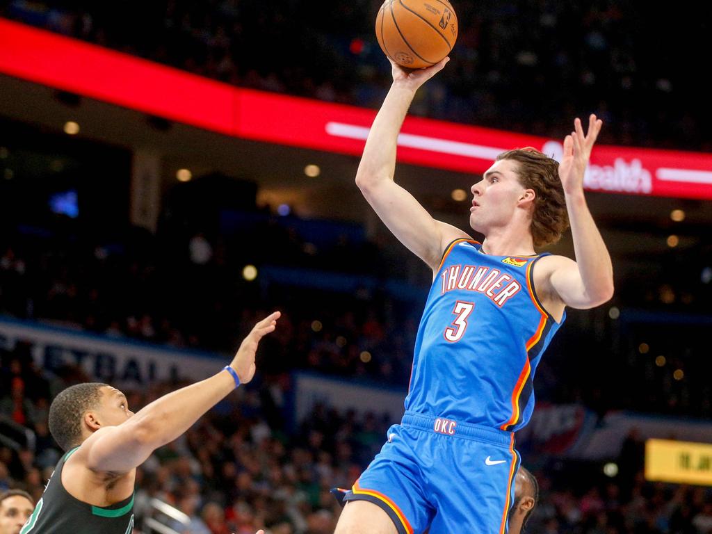 Josh Giddey has excelled for the OKC Thunder so far this NBA season. Photo: Getty Images/AFP