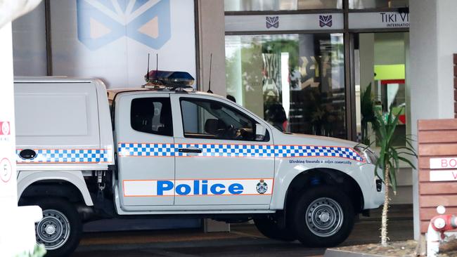 Police are investigating after a man received a gun shot wound to his arm in Surfers Paradise overnight. Picture: NIGEL HALLETT