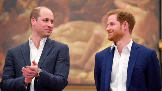 Pictured in 2018, the brothers were closer before a falling out. Picture; Getty Images