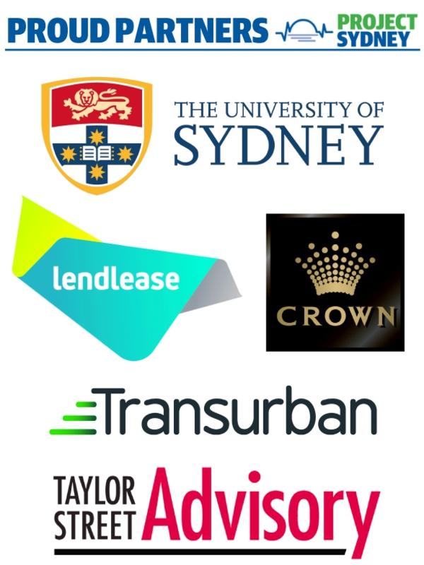 The proud partners of Project Sydney.