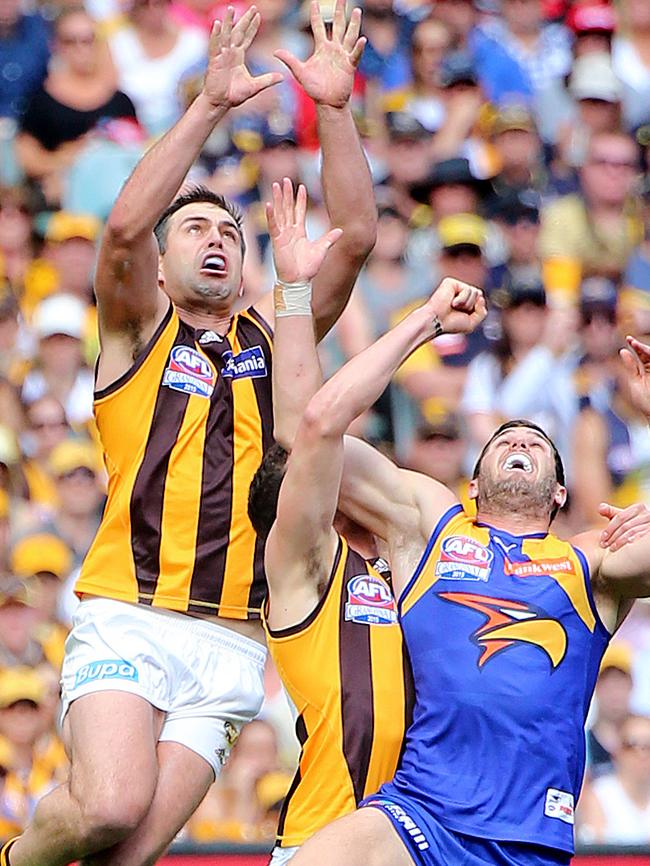 Brian Lake in his playing days with Hawthorn. Picture: Alex Coppel