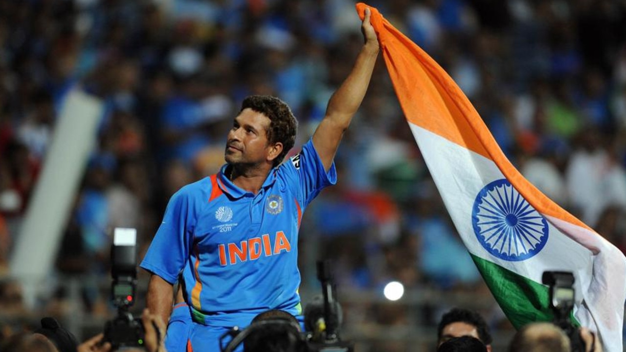 India cricketer Sachin Tendulkar. (Source: AFP PHOTO / Prakash SINGH)