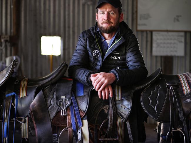 Maher at his Fingal property. Picture: David Caird