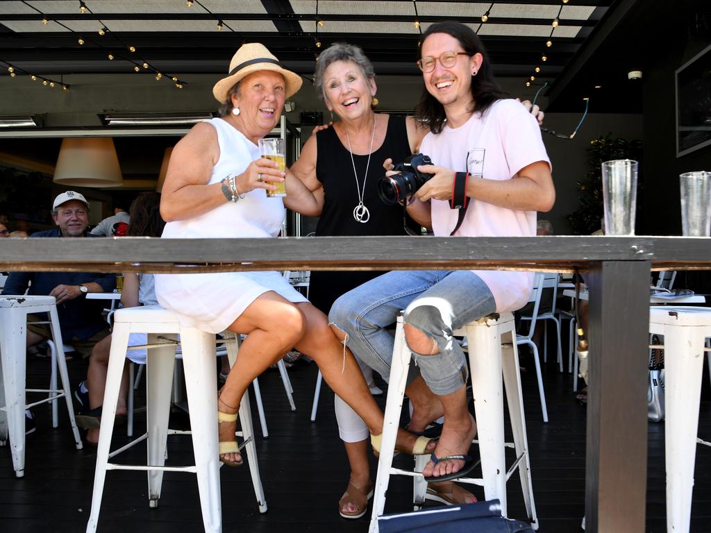 Ninella Distefano, Annie Page and Marco Distefano at the Stirling Hotel. Picture: Tricia Watkinson