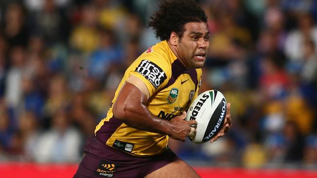 Thaiday was stripped of the Broncos captaincy in 2014. Photo by Mark Kolbe/Getty Images.