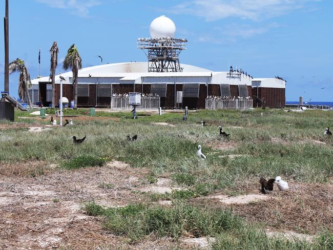 The island hosts a crucial weather station that monitors storms and cyclone s- but a cyclone could score a direct hit on it this weekend.