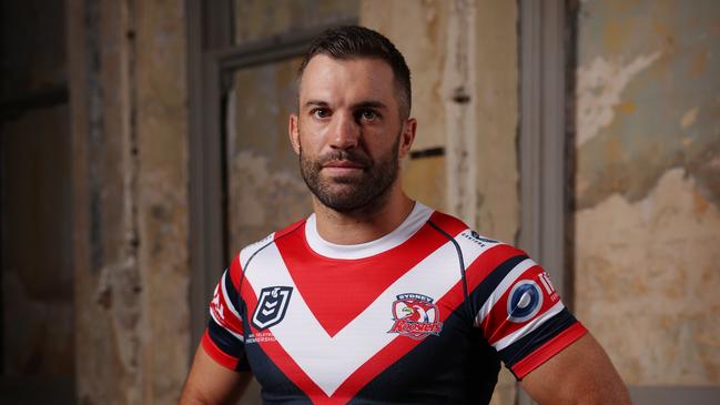 James Tedesco is back to lead the Roosters this weekend as they look to find some spark in attack heading into the new season. Picture: Rohan Kelly